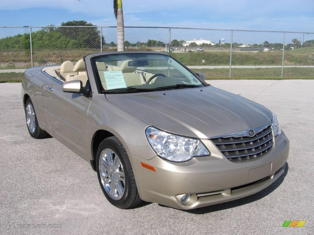 2008 Sebring Limited Hardtop Convertible - Linen Gold Metallic / Medium Pebble Beige/Cream photo #1