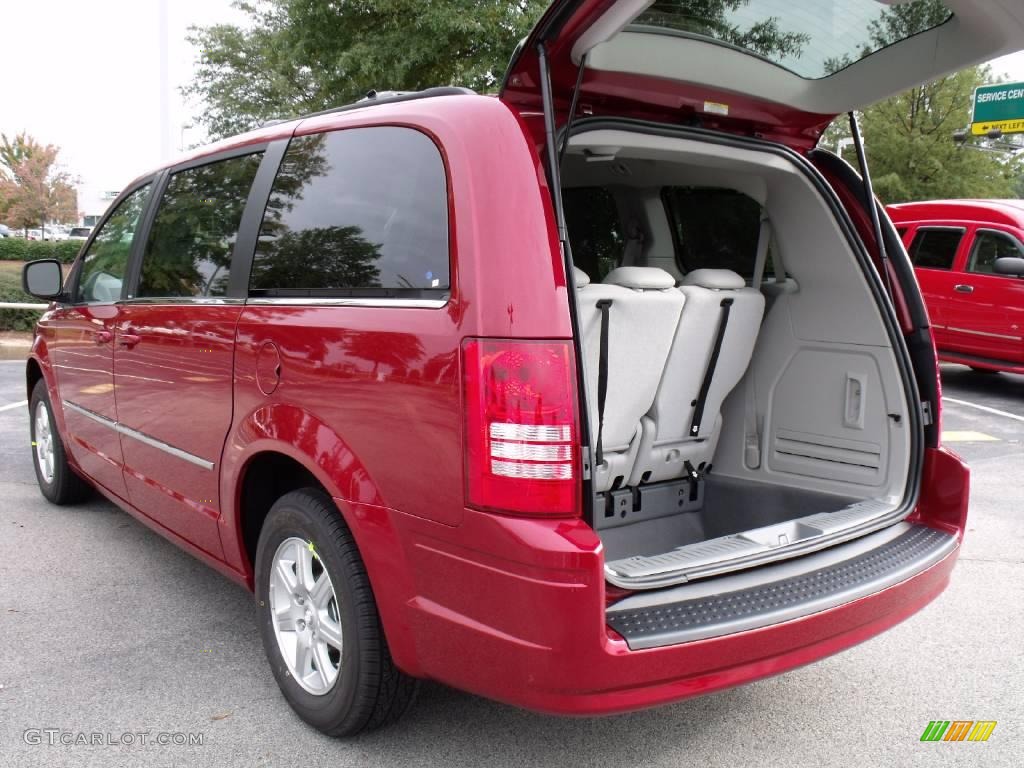 2010 Town & Country Touring - Inferno Red Crystal Pearl / Medium Slate Gray/Light Shale photo #7