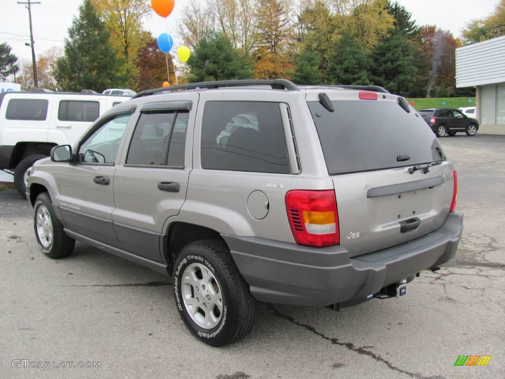 2001 Grand Cherokee Laredo 4x4 - Silverstone Metallic / Agate photo #4