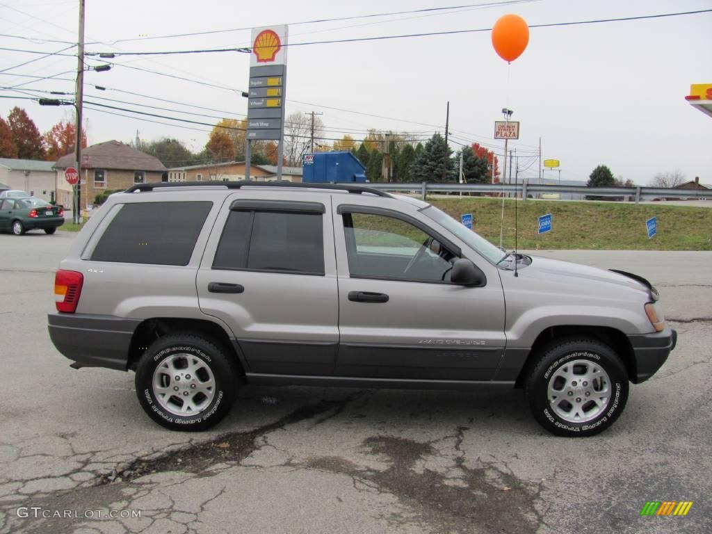 2001 Grand Cherokee Laredo 4x4 - Silverstone Metallic / Agate photo #9