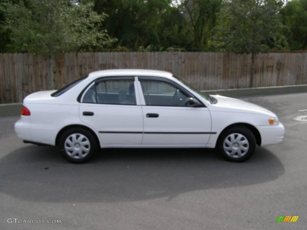 1999 Corolla CE - Super White / Light Charcoal photo #5