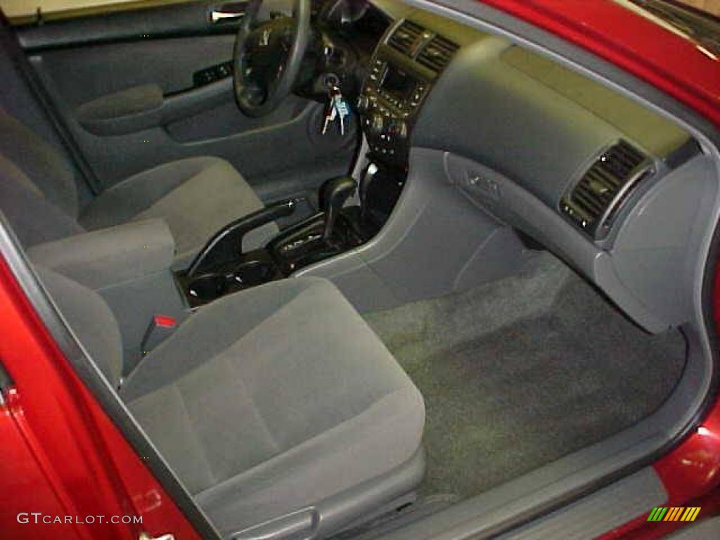 2007 Accord SE Sedan - Moroccan Red Pearl / Gray photo #6
