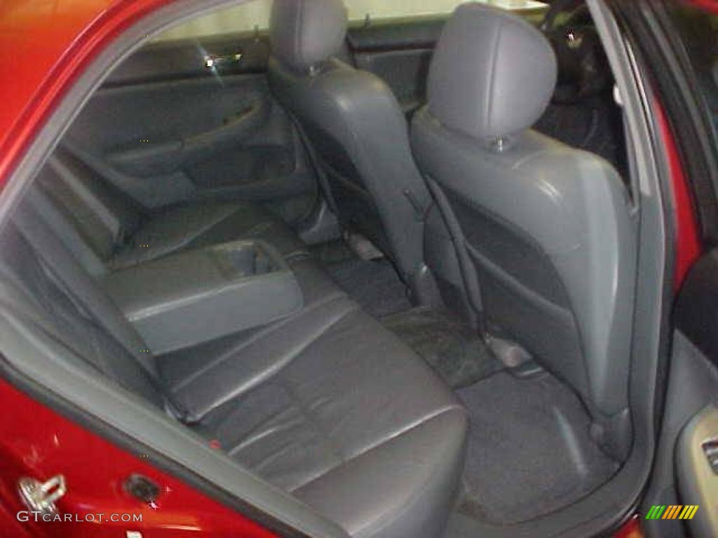 2007 Accord EX-L V6 Sedan - Moroccan Red Pearl / Gray photo #12