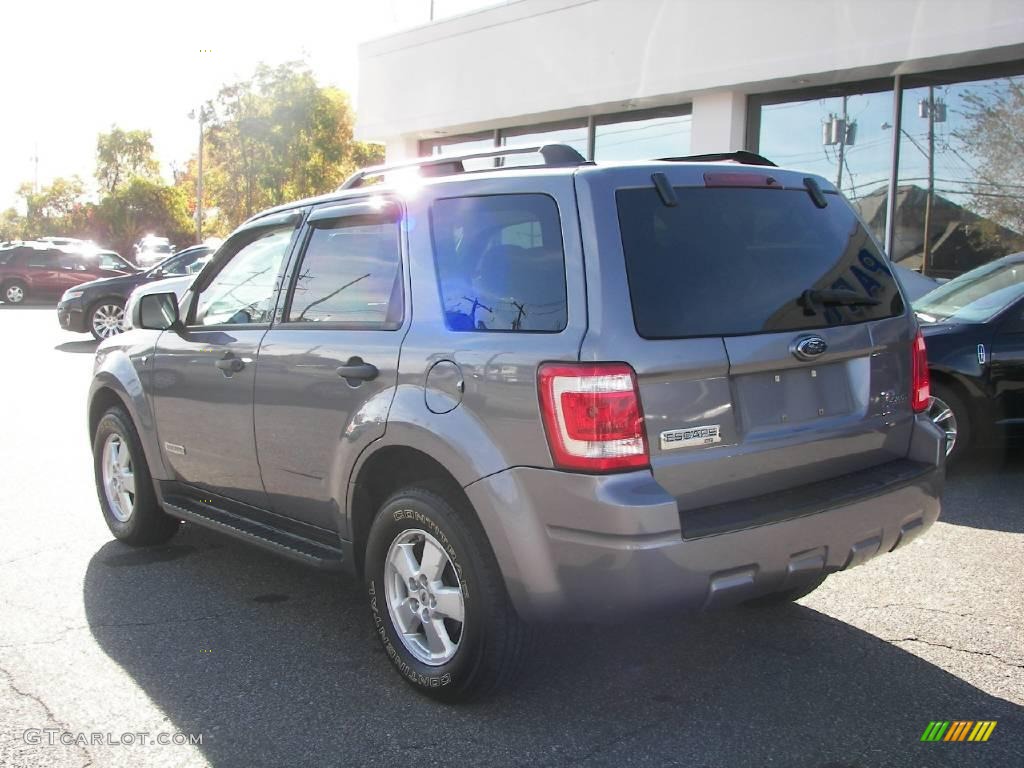 2008 Escape XLT V6 4WD - Tungsten Grey Metallic / Stone photo #3