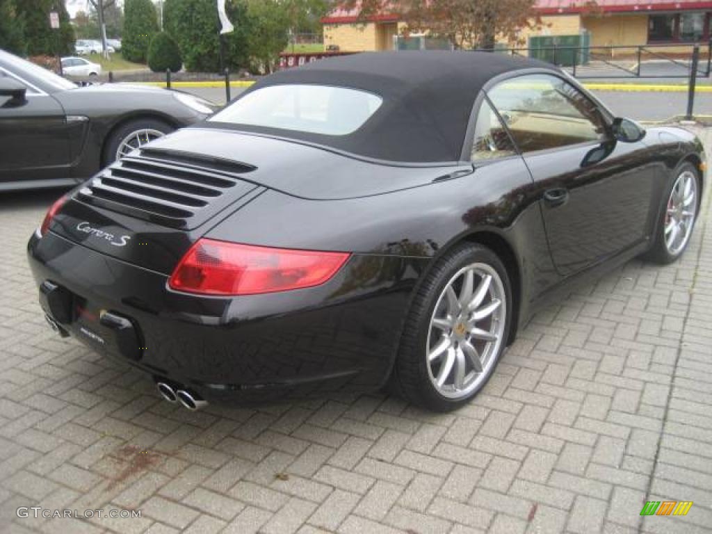 2008 911 Carrera S Cabriolet - Black / Sand Beige photo #5