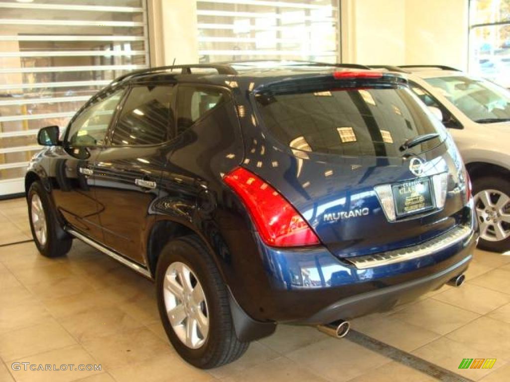 2007 Murano SL AWD - Midnight Blue Pearl / Cafe Latte photo #5