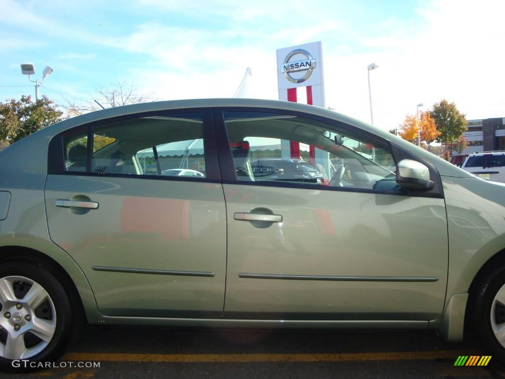 2008 Sentra 2.0 - Metallic Jade Green / Charcoal/Steel photo #22