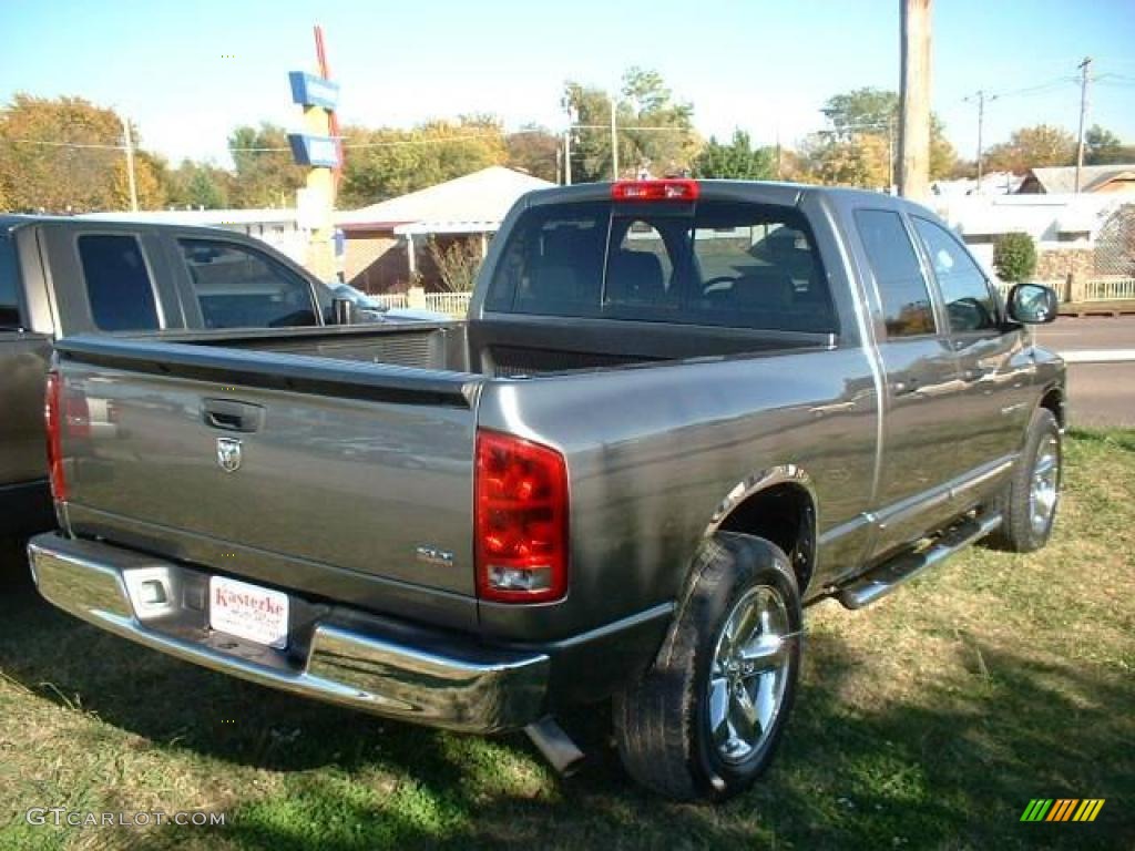 2006 Ram 1500 SLT Quad Cab - Mineral Gray Metallic / Medium Slate Gray photo #5