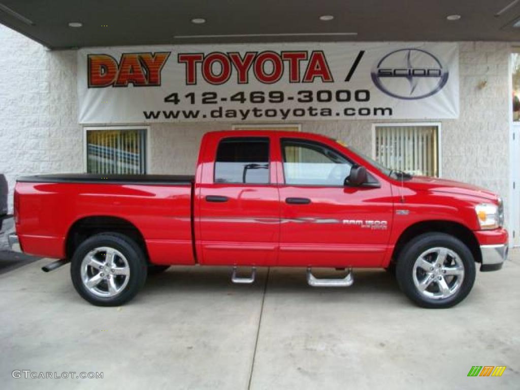 Flame Red Dodge Ram 1500