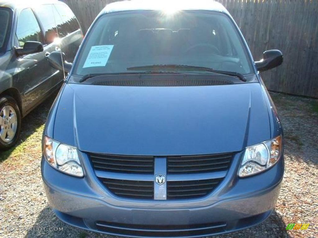 2007 Grand Caravan SE - Marine Blue Pearl / Medium Slate Gray photo #2