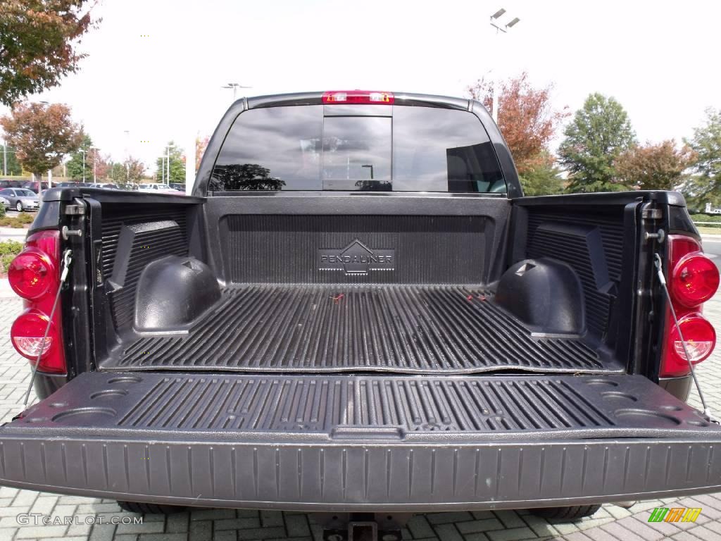 2007 Ram 1500 Big Horn Edition Quad Cab - Brilliant Black Crystal Pearl / Medium Slate Gray photo #17