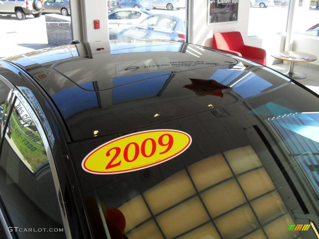 2009 Maxima 3.5 SV - Super Black / Charcoal photo #13