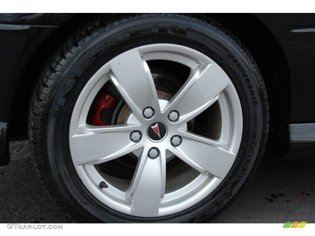 2006 GTO Coupe - Phantom Black Metallic / Red photo #50