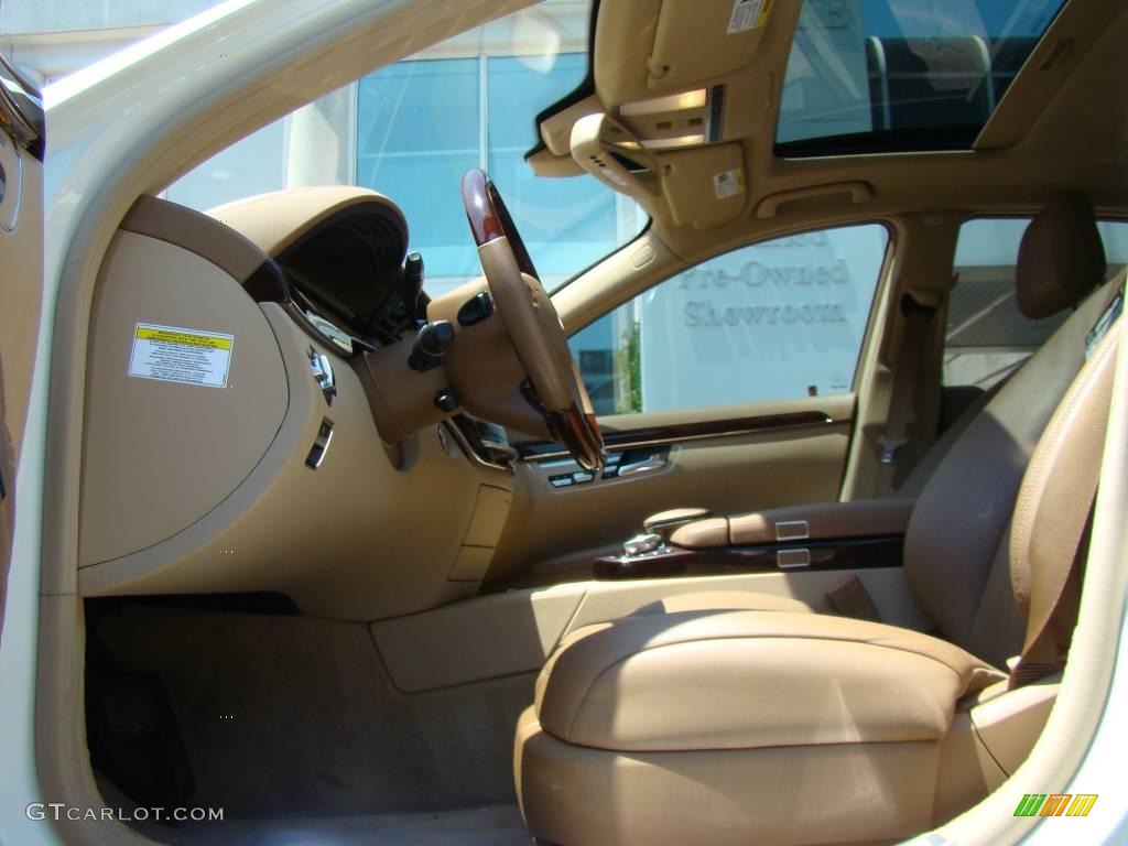 2008 S 550 4Matic Sedan - Arctic White / Cashmere/Savanna photo #9