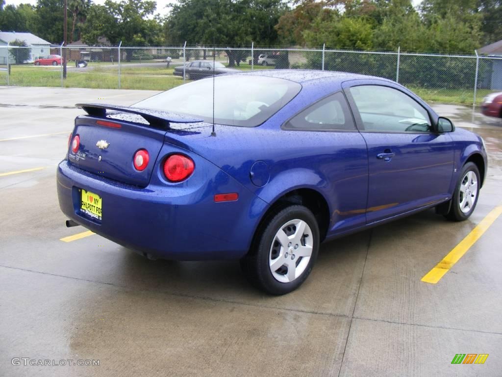 2007 Cobalt LS Coupe - Laser Blue Metallic / Gray photo #3