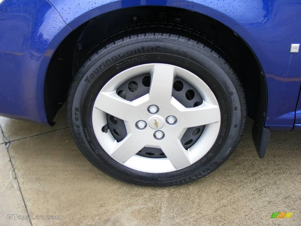 2007 Cobalt LS Coupe - Laser Blue Metallic / Gray photo #12