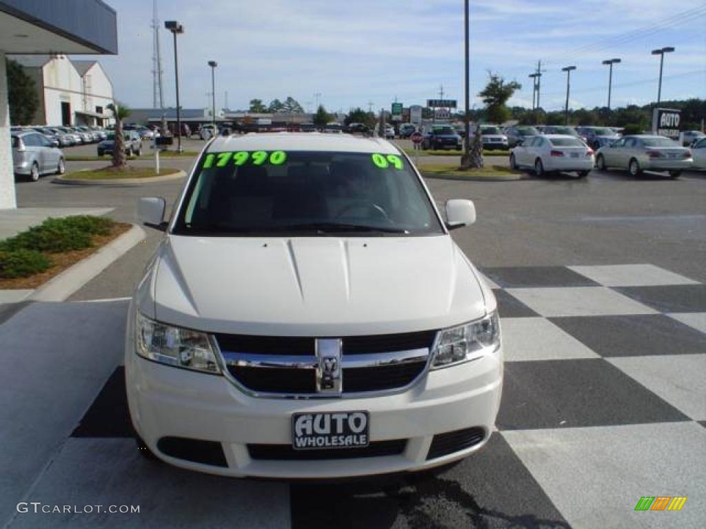 2009 Journey SXT - Stone White / Dark Slate Gray/Light Graystone photo #2