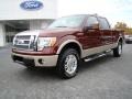 2010 Royal Red Metallic Ford F150 Lariat SuperCrew 4x4  photo #6