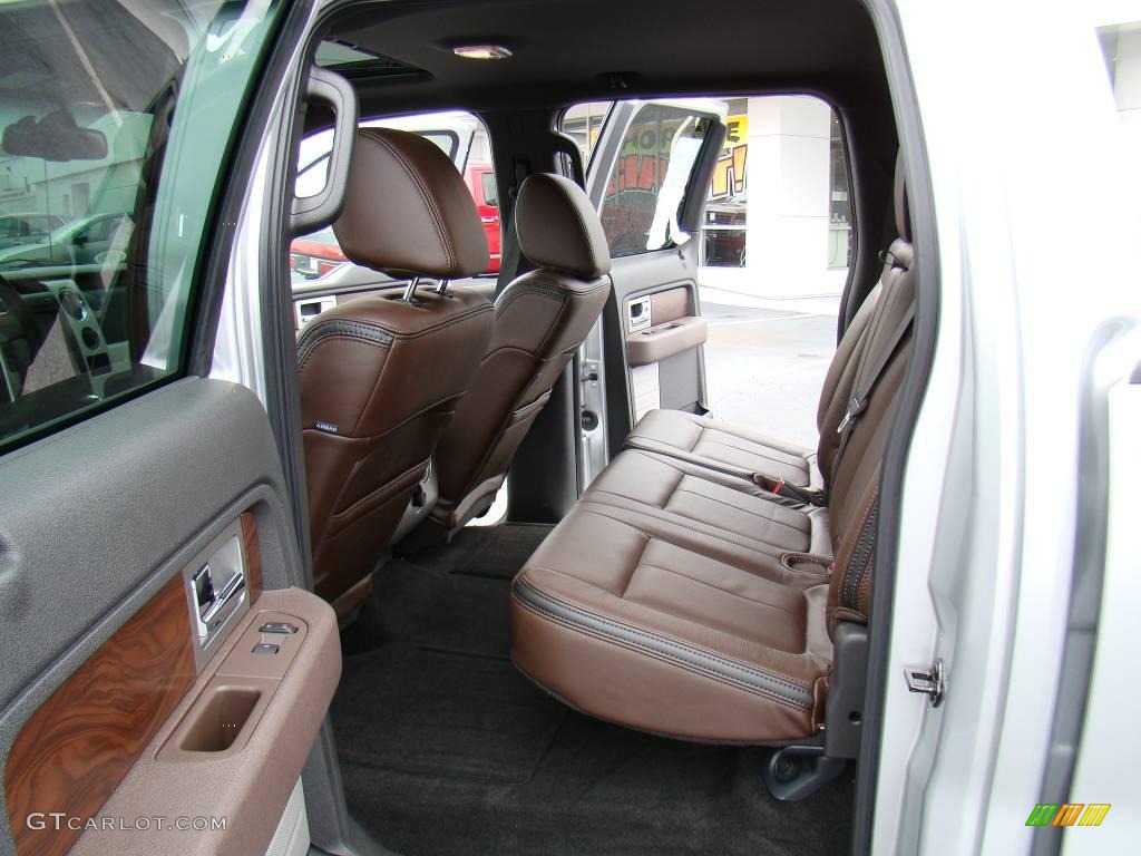 2010 F150 Platinum SuperCrew 4x4 - Ingot Silver Metallic / Sienna Brown Leather/Black photo #9