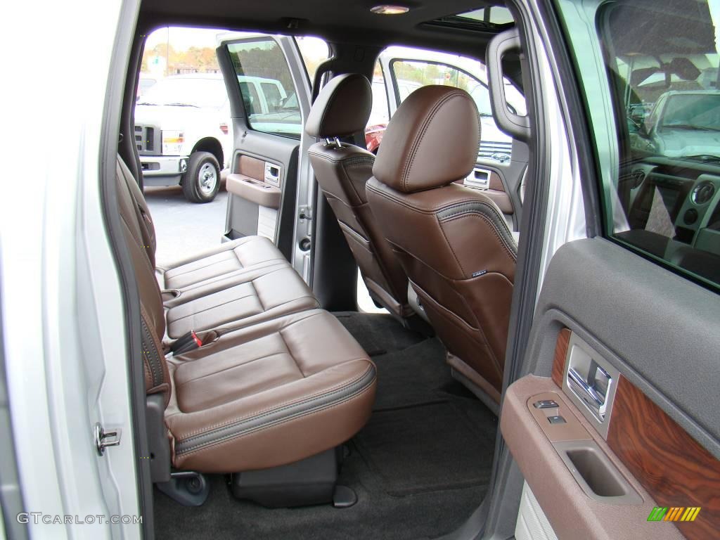 2010 F150 Platinum SuperCrew 4x4 - Ingot Silver Metallic / Sienna Brown Leather/Black photo #11