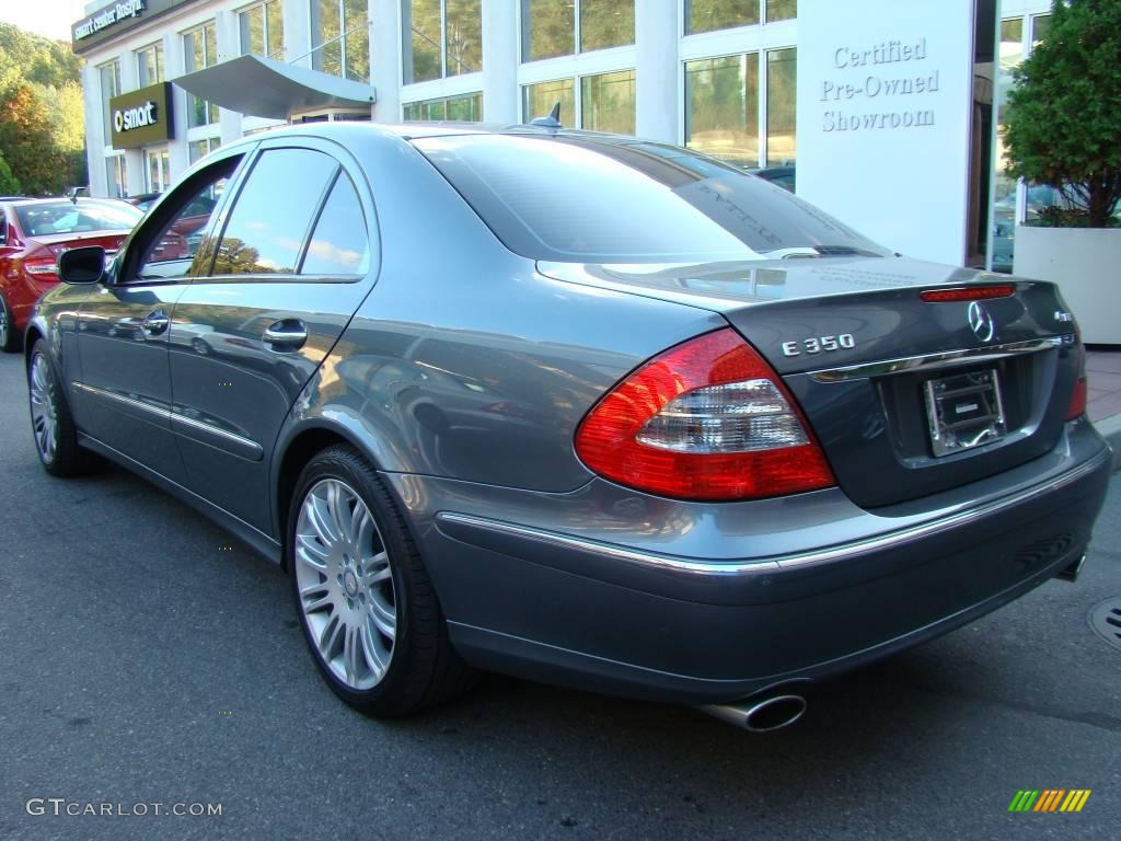 2008 E 350 4Matic Sedan - Flint Grey Metallic / Cashmere photo #4