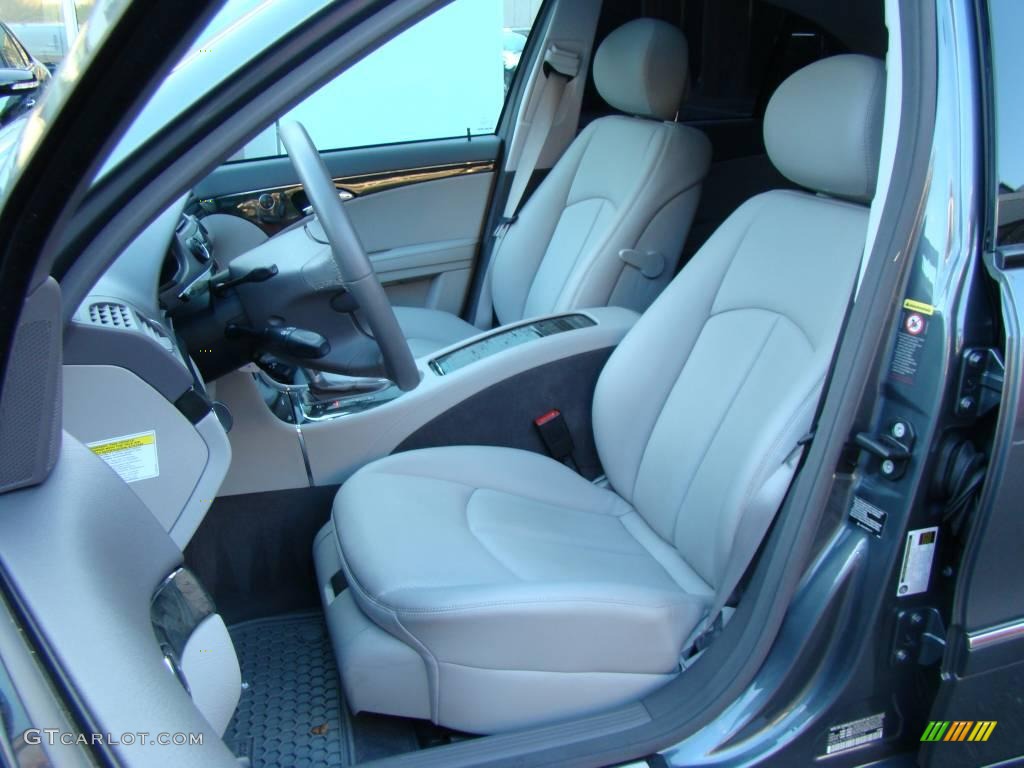 2008 E 350 4Matic Sedan - Flint Grey Metallic / Cashmere photo #8