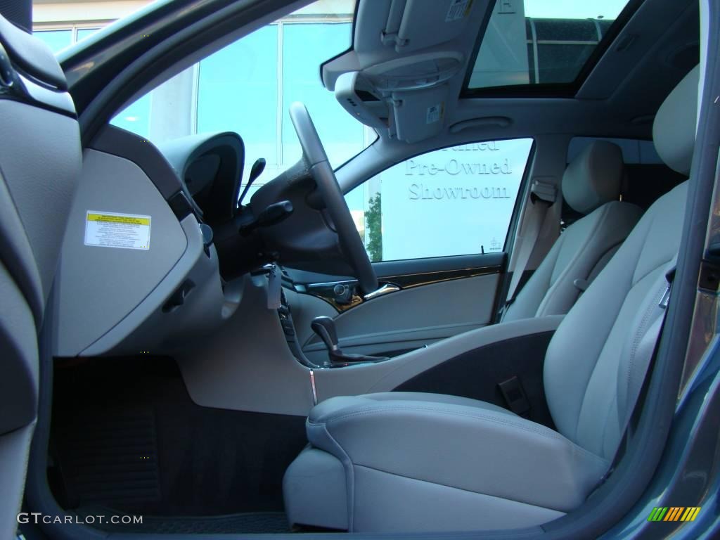 2008 E 350 4Matic Sedan - Flint Grey Metallic / Cashmere photo #9