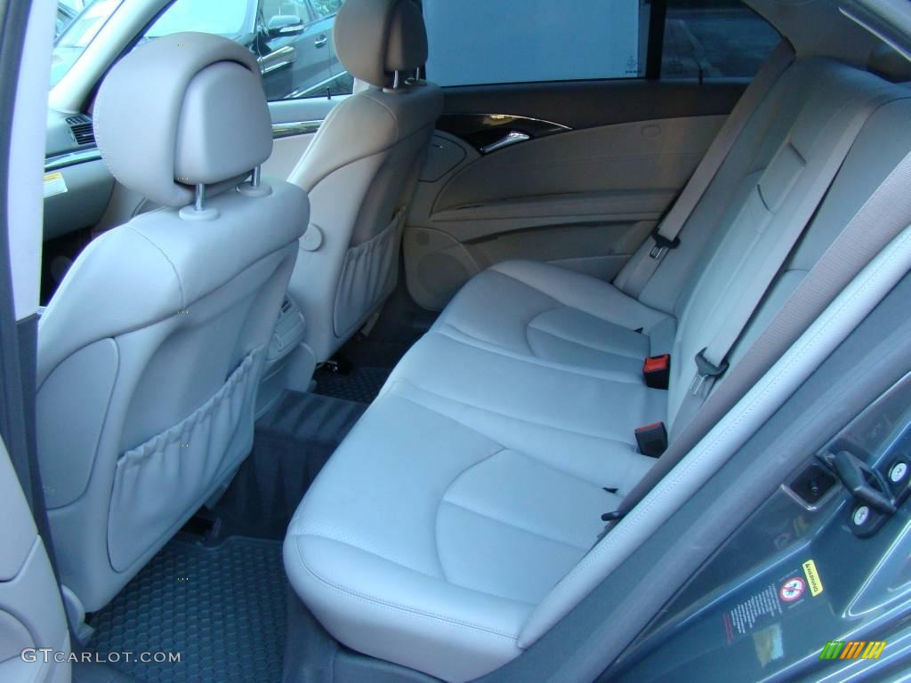 2008 E 350 4Matic Sedan - Flint Grey Metallic / Cashmere photo #12