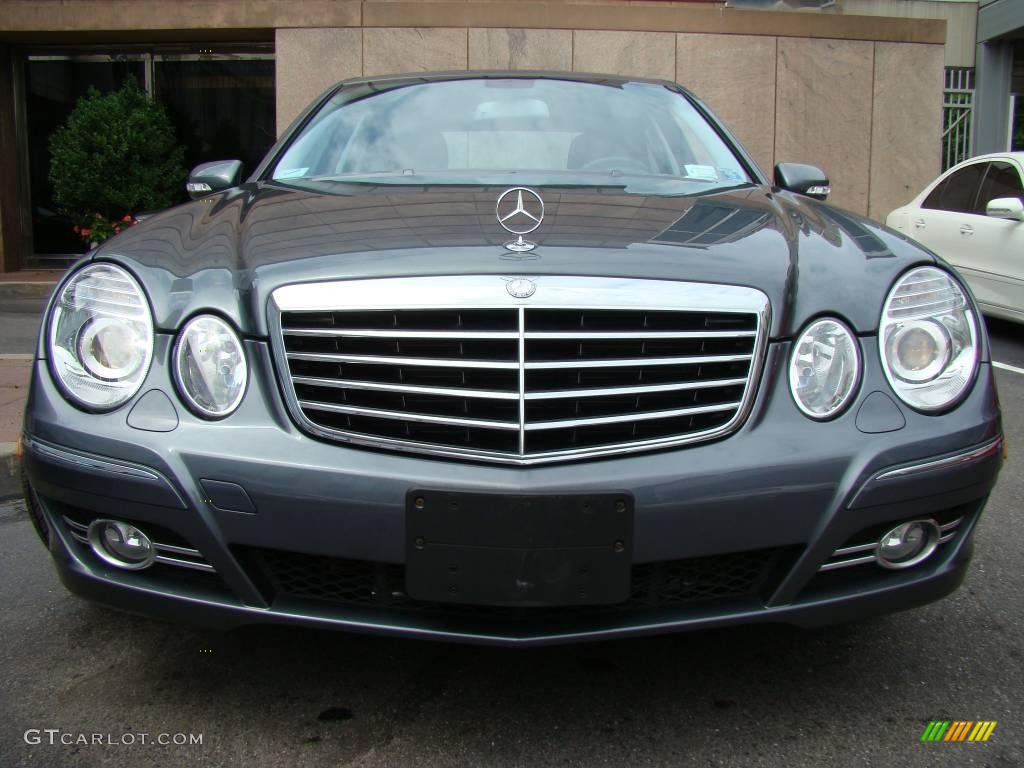 2008 E 350 Sedan - Flint Grey Metallic / Black photo #2