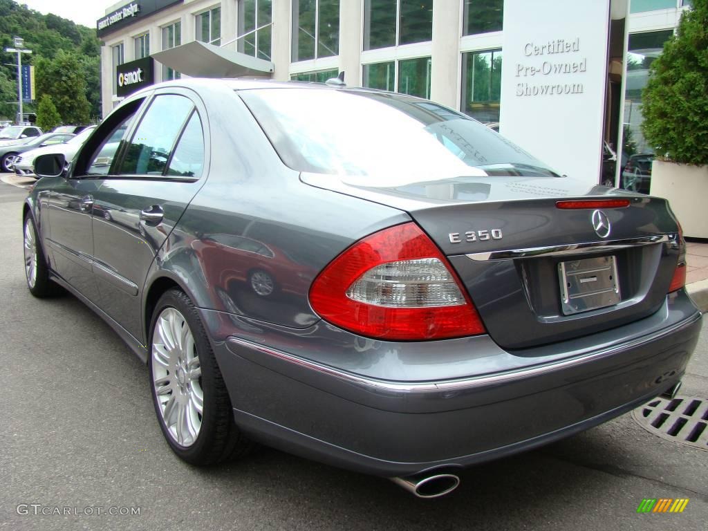 2008 E 350 Sedan - Flint Grey Metallic / Black photo #4