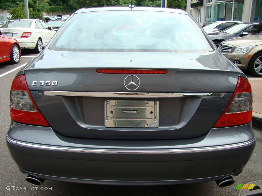 2008 E 350 Sedan - Flint Grey Metallic / Black photo #5