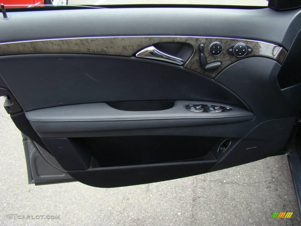 2008 E 350 Sedan - Flint Grey Metallic / Black photo #7
