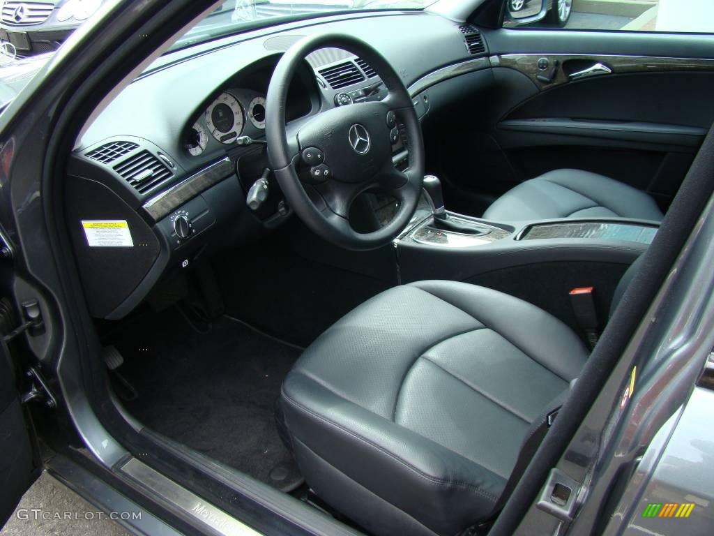 2008 E 350 Sedan - Flint Grey Metallic / Black photo #10