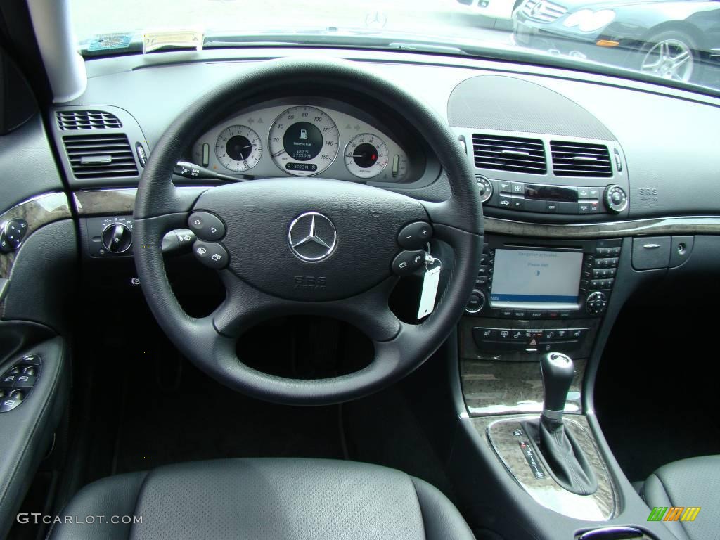 2008 E 350 Sedan - Flint Grey Metallic / Black photo #11