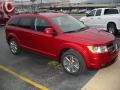 2010 Inferno Red Crystal Pearl Coat Dodge Journey SXT  photo #11