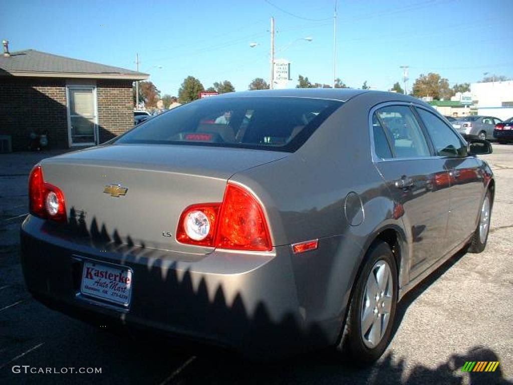 2008 Malibu LS Sedan - Amber Bronze Metallic / Cocoa/Cashmere Beige photo #9