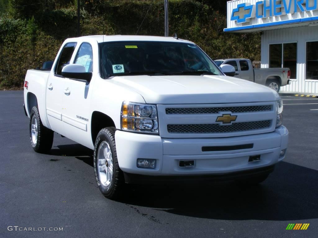 2009 Silverado 1500 LT Z71 Crew Cab 4x4 - Summit White / Ebony photo #9