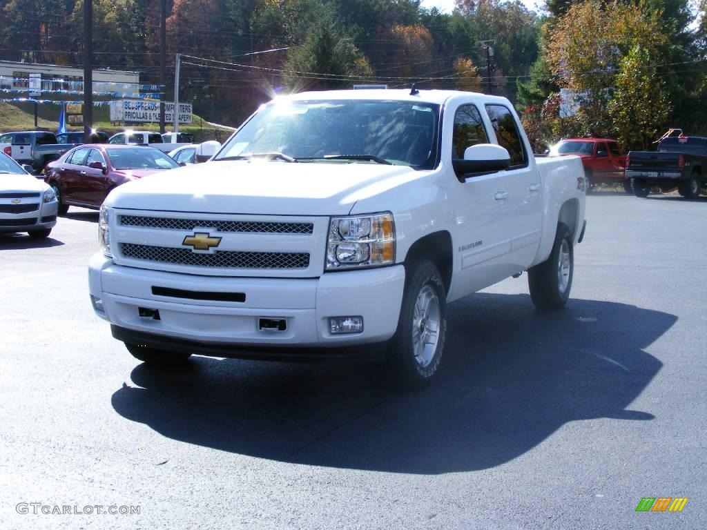 2009 Silverado 1500 LT Z71 Crew Cab 4x4 - Summit White / Ebony photo #11