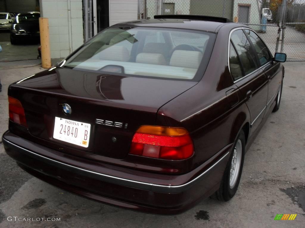 1997 5 Series 528i Sedan - Canyon Red Metallic / Sand Beige photo #10