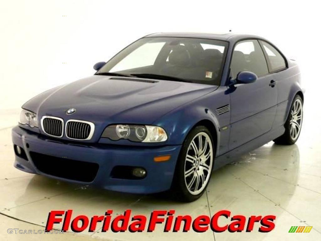 2003 M3 Coupe - Mystic Blue Metallic / Black photo #1