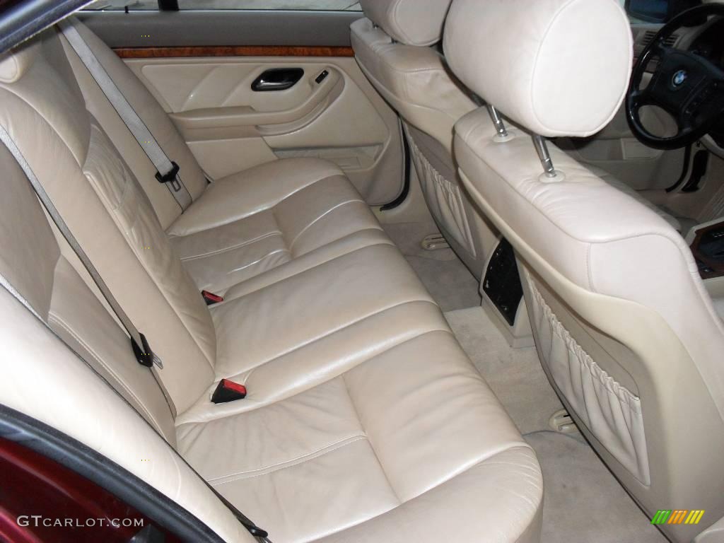1997 5 Series 528i Sedan - Canyon Red Metallic / Sand Beige photo #17