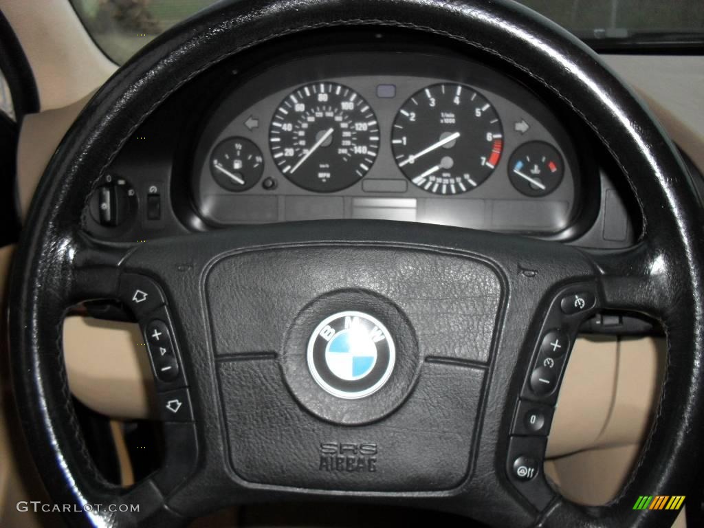 1997 5 Series 528i Sedan - Canyon Red Metallic / Sand Beige photo #20