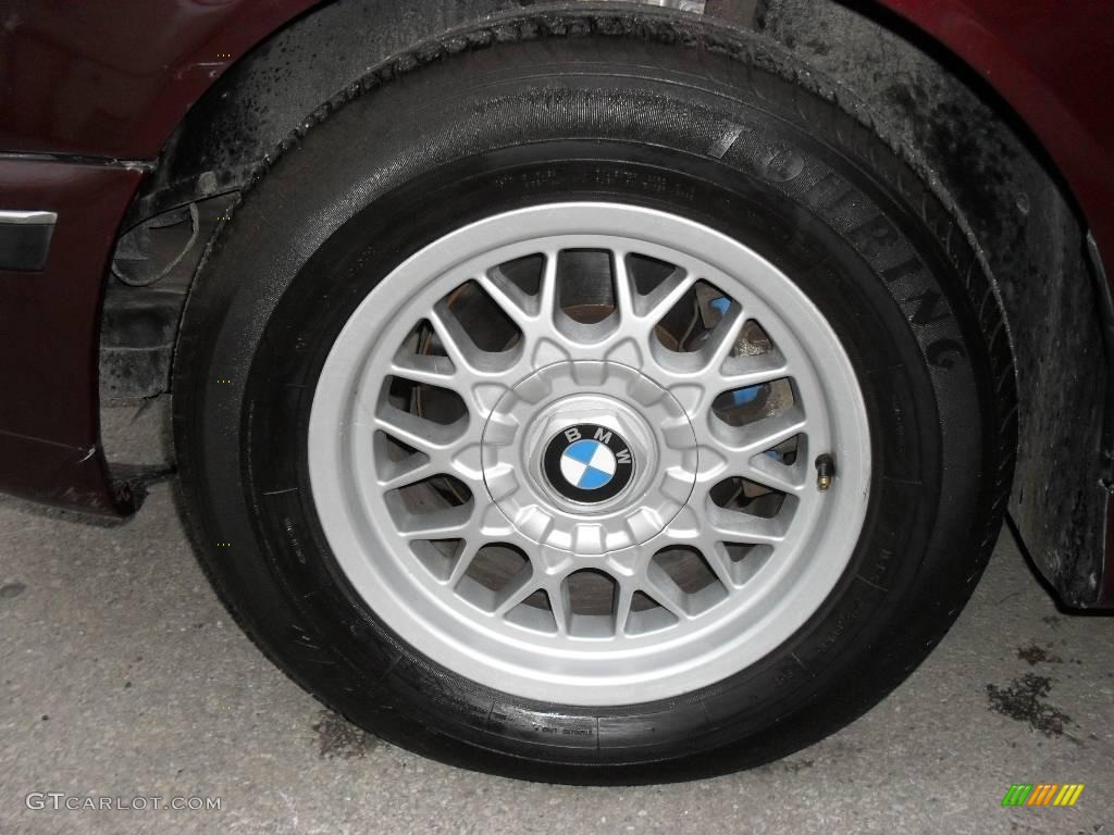 1997 5 Series 528i Sedan - Canyon Red Metallic / Sand Beige photo #25