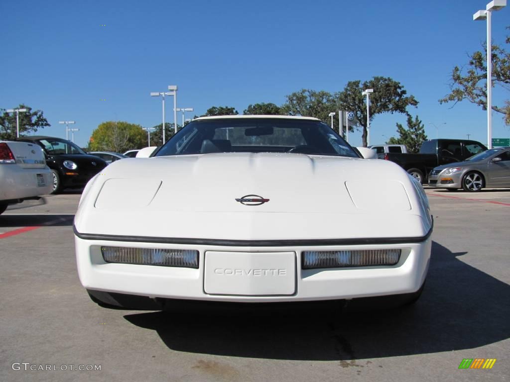 1987 Corvette Convertible - White / Black photo #8