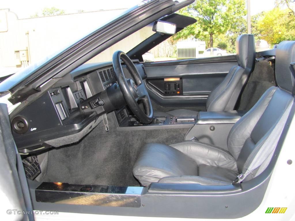 1987 Corvette Convertible - White / Black photo #9