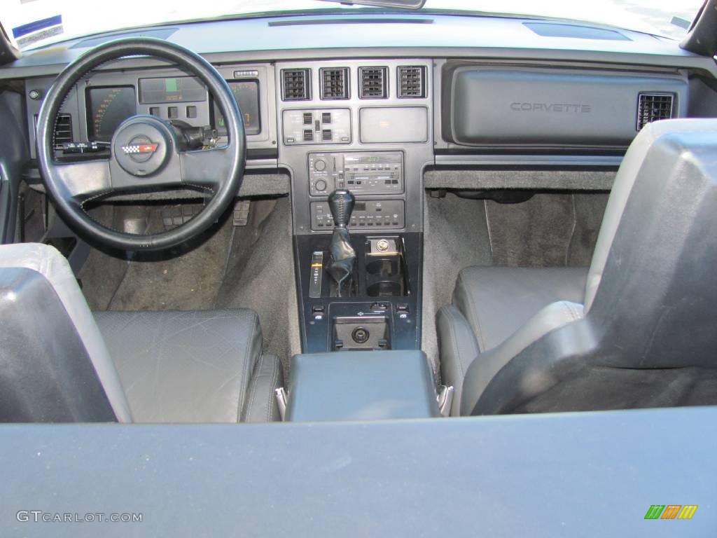 1987 Corvette Convertible - White / Black photo #11