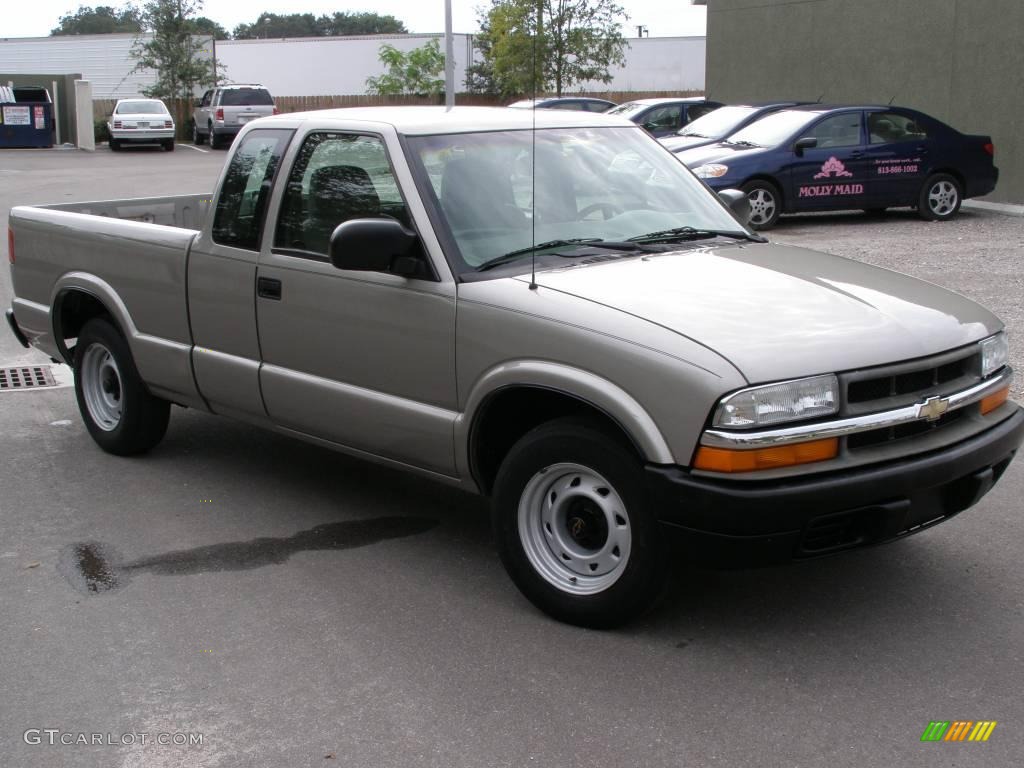 2003 S10 Extended Cab - Light Pewter Metallic / Graphite photo #1