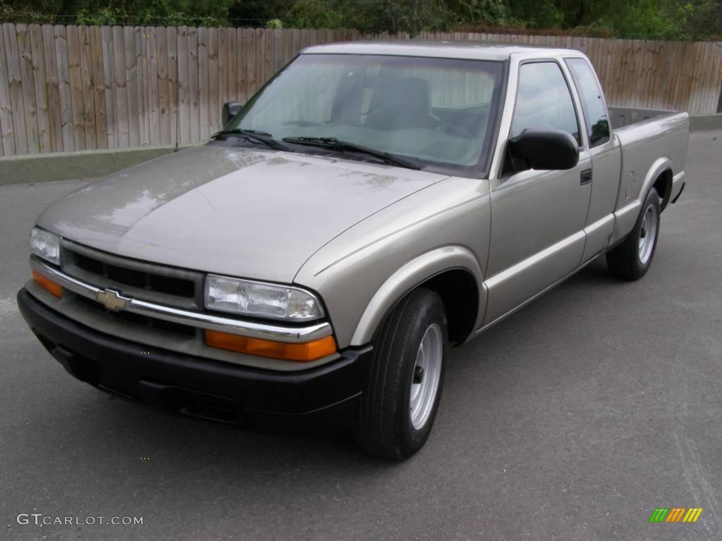 2003 S10 Extended Cab - Light Pewter Metallic / Graphite photo #3