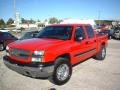 2004 Victory Red Chevrolet Silverado 1500 Z71 Crew Cab 4x4  photo #1