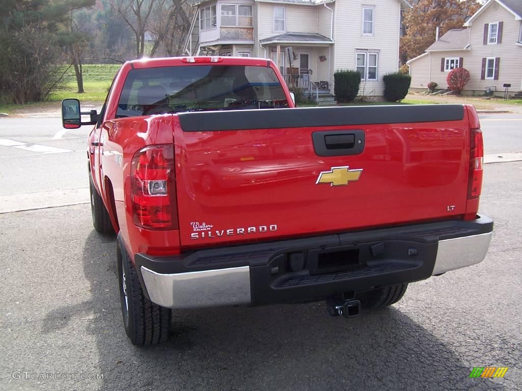 2009 Silverado 3500HD LT Regular Cab 4x4 - Victory Red / Ebony photo #5